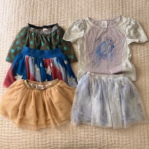 Lot Dress-Up Tulle Skirts, Frozen Outfit,